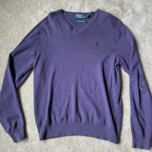 Polo V-neck Sweater